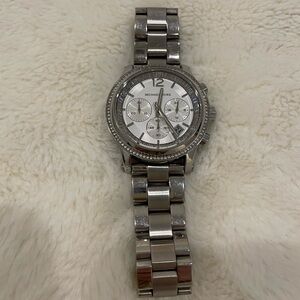 Michael Kors Silver Jeweled Women’s Watch